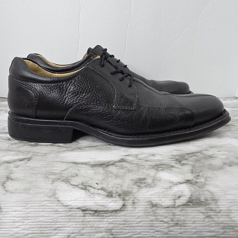 Belvedere Bay Bridge Men’s Size 10 D Black Oxford Lace-Up Dress Shoes